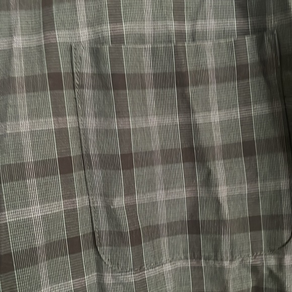 Men Dress Plaid Shirt Size Neck 18-181/2 XXL - Picture 3 of 3